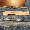 Levi Strauss & CO. 711 Skinny Distressed Light Wash Jeans Photo 2