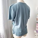 Lululemon  Round Trip Short Sleeve Blue Cast Faux Wrap T-Shirt Women’s Size 4 Photo 3