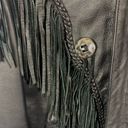 Gallery VTG LEATHER  Fringed Motorcycle Jacket S Photo 7