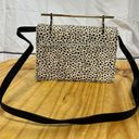 M2Malletier La Fleur Du Mal Leopard Calf Hair Shoulder Clutch Bag White/Black Photo 1