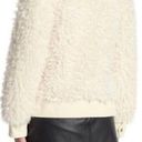 BCBGeneration  Zip Front Faux Fur Jacket in Cream Photo 2