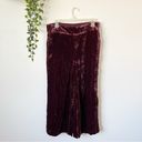 Madewell NWT  Velvet Huston Pull-On Wide Leg Crop Pants Sz L Photo 2