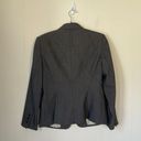 Anne Klein grey wool blend blazer suit jacket stretch lined Women’s size 8P Photo 1