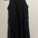 Xhilaration Black Lace Sleeveless Dress Lined Polyester EUC Women's XS Photo 3