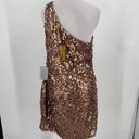 Alexis  Admor Gold Brown Sequin Cocktail Dress New with tags Size Medium Photo 7
