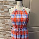 Tommy Hilfiger 𝅺 Bayfront Plaid Belted Midi Dress Sz 8 Photo 2