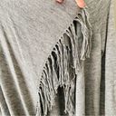 Rebecca Taylor  Open Front Fringe Cardigan Gray Sz XS Photo 9