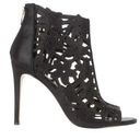 Jessica Simpson NEW  Gessina Jeweled Floral Cutout Ankle Bootie Heels Black 11 Photo 0