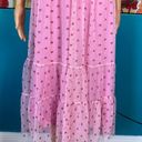 Betsey Johnson  Valentines Metallica Heart Print Mesh Midi
Dress NWT Photo 5