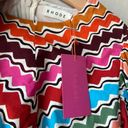 NWT Rhode Dress Abstract Cut Out Isla Ric Rac Chevron Print Mini Dress Size 8 Photo 4