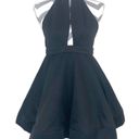 Luxxel NWT - PromGirl Black Halter Skater Dress - Size S Photo 0