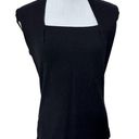 Coldwater Creek  size XS 4-6 black cotton sleeveless shirt Photo 0