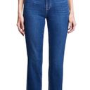 L'Agence L’AGENCE Sada Cropped Jeans Raw Hem Manchester Blue NWT Size 28 Photo 1