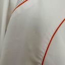 Nike  Women’s White Orange Large Y2K Zip Up Jacket Photo 3