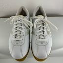 Skechers Vintage Y2K 2000s White Leather Rhinestone Stripe Casual Track Sneakers Photo 7