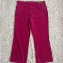 Vintage Lauren Ralph Lauren Sz 14 Cotton Corduroy Jeans Pants Wide Leg Pink Photo 6