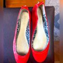 Coach (red) flats with gold embellishment on heel Photo 2