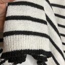 ee:some Black & White Striped Knit Crewneck Sweater Photo 5