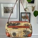 Tommy Bahama Vintage 90s Y2K  Palm Tree Tapestry Baguette Bag Purse Photo 0