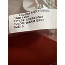 Lovers + Friends  Revolve Womens Small Cindi Tank Top in Warm Grey Sleeveless New Photo 1