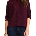 Sanctuary Women’s Easy Marle Knit Sweater in Scarlet Red and Black Size Small Photo 0