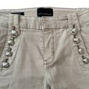 White House | Black Market  Nautical Wide Leg Stretch Khaki Chino Pants - Size 0P Photo 1