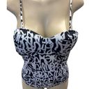 One Piece Glam rocks  graffiti print bodysuit with padded cups Size XL New Photo 4