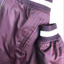 American Eagle  AEO Bomber Full Zip Jacket Burgundy Size M Quilted Lining Y2K Photo 4