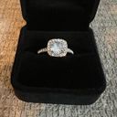 Solitaire Gorgeous Silver  Statement Ring Size 7 Photo 1