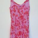 Altar'd State Altar’d State Pink and Orange Floral Lined Mini Dress Size Large Photo 2