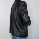 Nine West Vintage 90s  Black Leather Jacket Photo 5