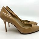 Brian Atwood  Beige Patent Leather Pumps 8 US Photo 1