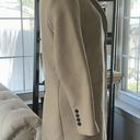 ZARA  Menswear Style Long Wool Coat Camel Photo 2