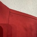 Susan Graver  Burgundy Satin Oversized Long Sleeve Button Down Sz 4 Photo 3