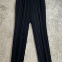 Emporio Armani  Black Pinstripe Mob Wife Dress Pants Slacks Size 6/28 Photo 1