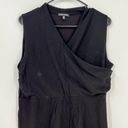 Eileen Fisher  Black Cross Front Sleeveless Dress Photo 1