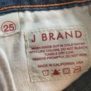 J Brand  11” jean shorts, raw hem. Women’s size 25 medium to dark wash Photo 11