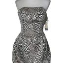 Jessica McClintock  Halter Dress Animal Print‎ Formal Bubble Hem Women Size 4 NEW Photo 0