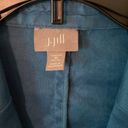 J.Jill  fitted  1 button blazer sports jacket peacock blue medium stretch Photo 1