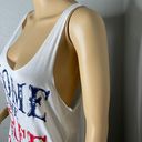 Sweet Claire Red White Blue Home Of The Free Because Of The Brave Tank Top Large Photo 3