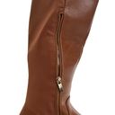 Shoedazzle  Demi Boots Riding Chunky Lug Sole Brown Knee High Photo 5