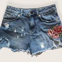 United Colors Of Benetton  Jean Shorts Embroidered 25 Photo 0