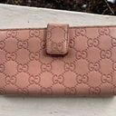 Gucci Pink Monogram Wallet Photo 1