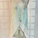 Gypsy 05  NWT button front longer in back flowy tie dye  tank size small Photo 0