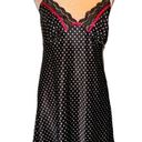 Apt. 9  black sweet little nighty with white polka dots and red lace detailing.New Photo 2