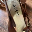 Guess  cork & tan wedge sandals Photo 1