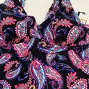 Raisin's Island Escape Tankini Bathing Suit Top 24W Swim Padded Cup Underwire Paisley Photo 1