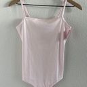 Spanx NWT  Ribbed Cami Bodysuit Ice Pink 20360R Small Photo 0