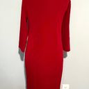 Chico's NEW NWT  Red Cutout Classic 3/4 Sleeve Dress Photo 6