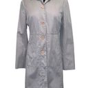 BCBGMAXAZRIA  Gray Trench Coat Peacoat size Medium Photo 0